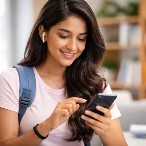 IELTS student practicing vocabulary